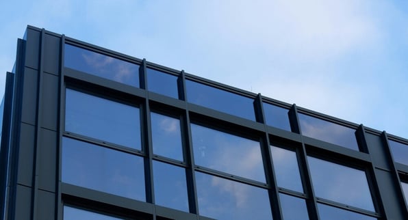 exterior building windows and sky